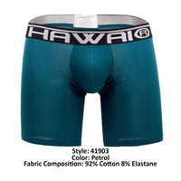 HAWAI 41903 Solid Athletic Boxer Briefs Color Petrol