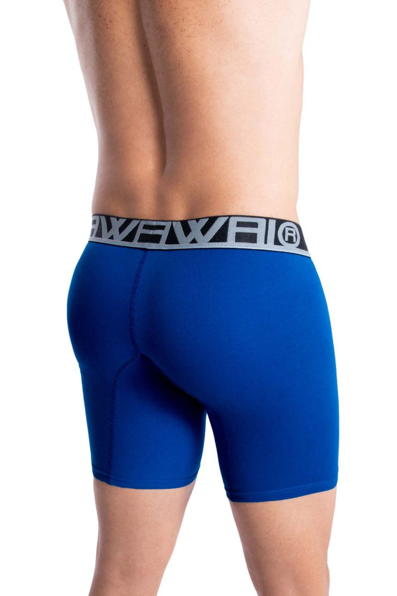 HAWAI 41903 Solid Athletic Boxer Briefs Color Royal Blue