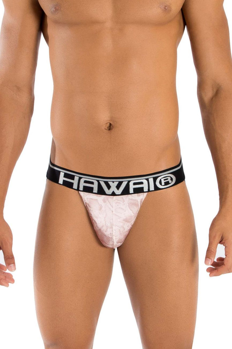 Hawai 41946t Animal imprimement athlétique Jockstrap Color rose