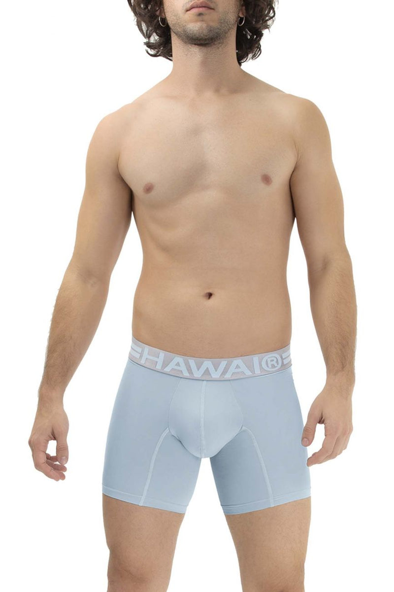 HAWAI 41977 Microfiber Boxer Briefs Color Light Blue