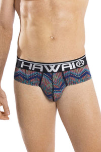 HAWAI 42050 Colorful Hip Briefs Color Blue