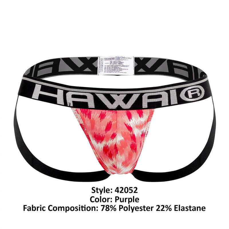 HAWAI 42052 Spots Athletic Jockstrap Color Red