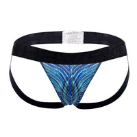 Hawai 42168 Couleur de jockstrap en microfibre imprimé Couleur Royal Bleu