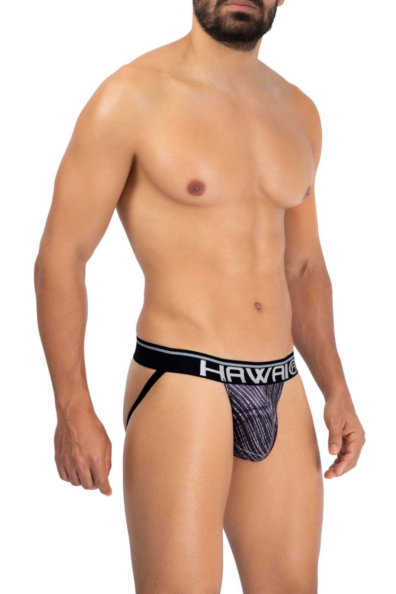 Hawai 42168 Couleur de jockstrap en microfibre imprimé Taupe