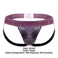 Hawai 42168 Couleur de jockstrap en microfibre imprimé Taupe