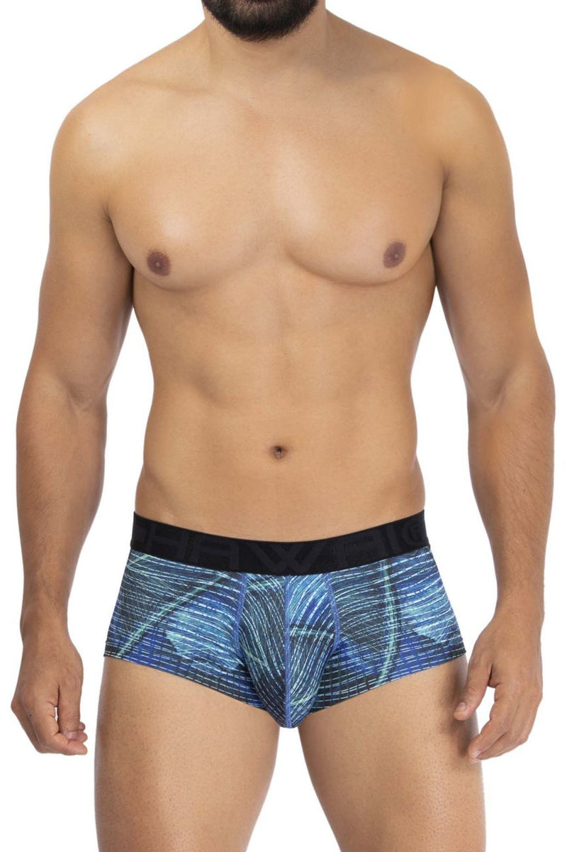 Hawai 42183 Microfibre imprimé Briefs Couleurs Royal Bleu