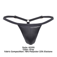 Hawai 42295 Microfibra G-String Color Gris