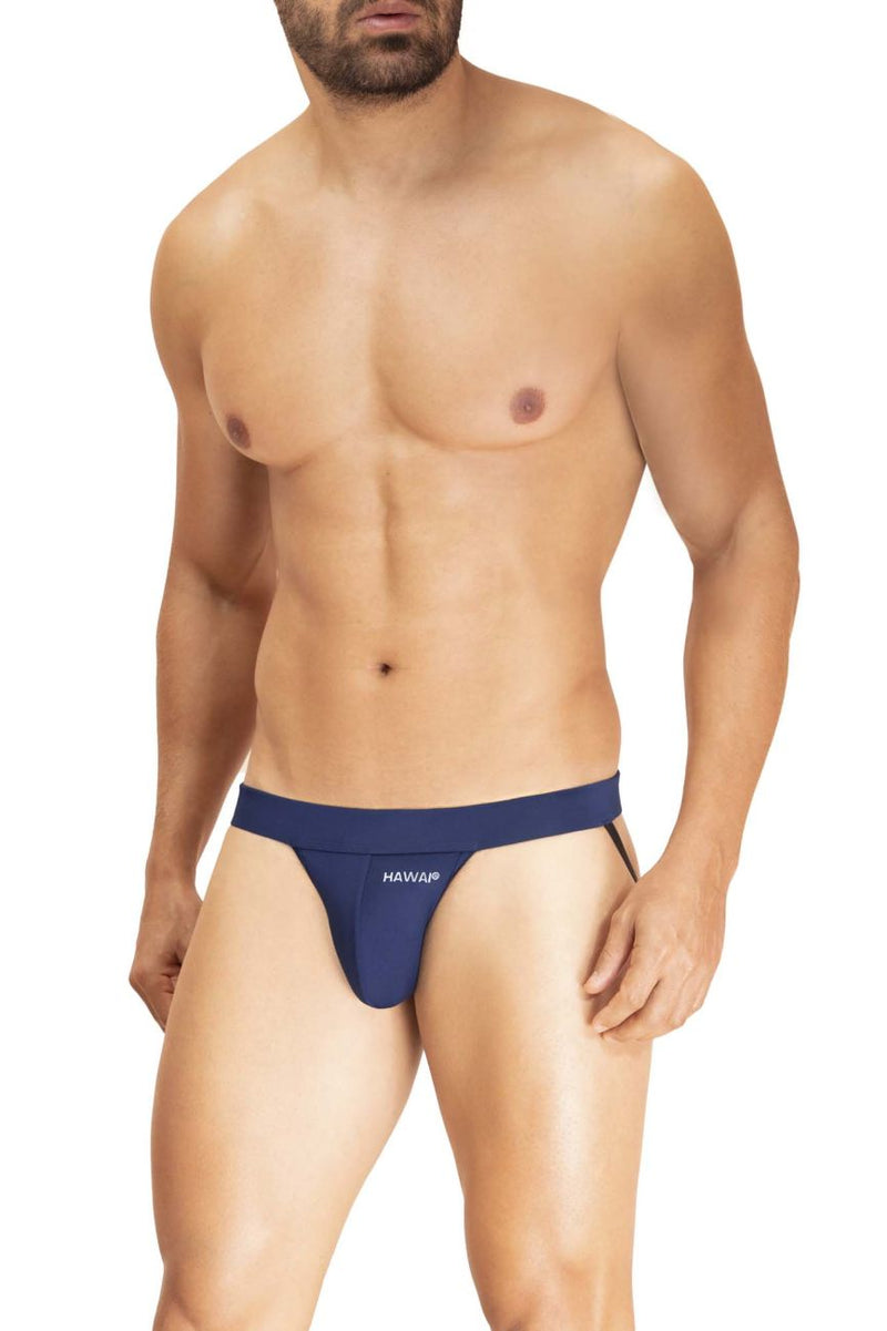 Hawai 42296 Couleur de jockstrap microfibre bleu foncé