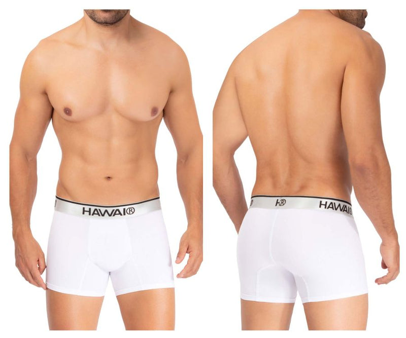 Hawai 42326 Microfibre Boxer Briefes Couleurs blanches