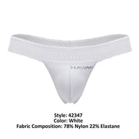 HAWAI 42347 Microfiber Thongs Color White