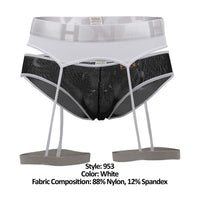 Hidden 953 Garterbelt Briefs Color Blanco