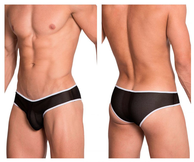 Hidden 955 Mesh Briefs Color Black-White