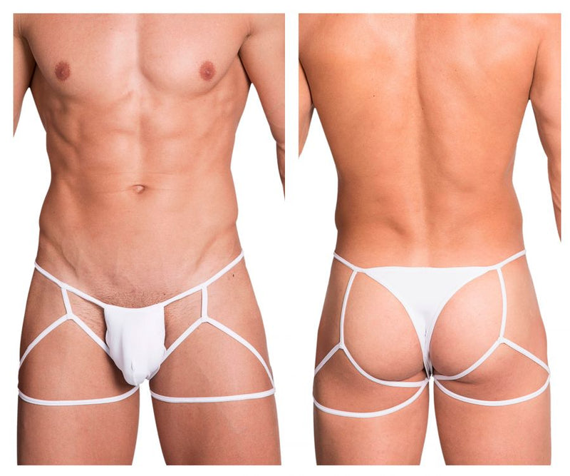 Couleur cachée 971 Jockstrap-thong White