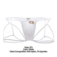 Couleur cachée 971 Jockstrap-thong White