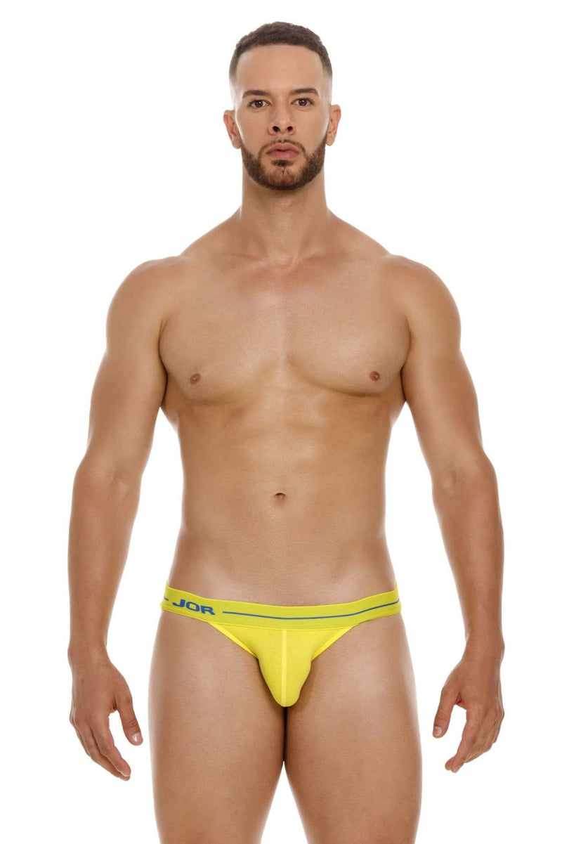 Jor 2054 Couleur de jockstrap quotidienne jaune