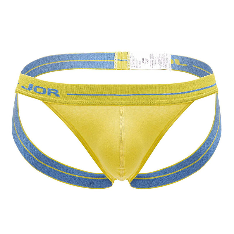 Jor 2054 Couleur de jockstrap quotidienne jaune