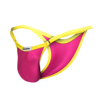 JUSTIN+SIMON XSJ12 Bikini One Color Hot Pink