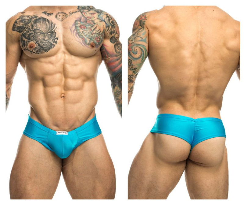 JUSTIN+SIMON XSJ22 Cheek Briefs Color Turquoise