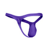 JUSTIN+SIMON XSJBU02 Bulge Thongs Color Purple