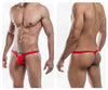 Joe Snyder JSBUL02-Pol Polyester Bulge Tanga Color Red-Poly