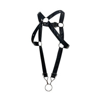 MaleBasics DMBL07 DNGEON Cross Cockring Harness Color Black