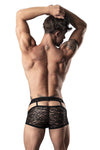 Male Power 126-289 Lucifer Cut Out Short Color Black