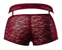 Male Power 126-289 Lucifer Cut Out Short Color Burgundy