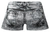 Male Power 145-286 Dirty Denim Mini Short Color Denim Print