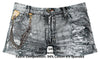 Male Power 145-286 Dirty Denim Mini Short Color Denim Print