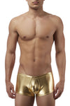 Male Power 153070 Heavy Metal Mini Short Boxer Briefs Color Gold