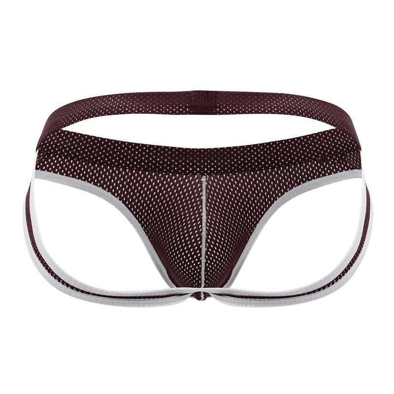 Male Power 354-273 Sport Mesh Jock Color Burgundy