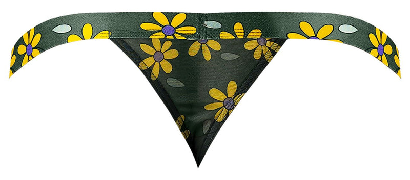 Male Power 433-285 Petal Power Micro Thong  Color Daisy Print