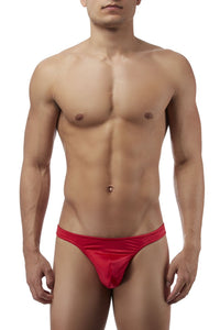 Male Power 442076 Satin Lycra Bong Thong Color Red