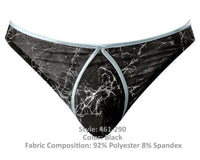 Male Power 461-290 Marble Mesh Mini Thong Color Black