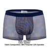 Male Power SMS-011 Sheer Prints Seamless Short Color Splatter