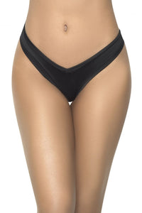 Mapale 1096 High Leg Thong Color Black