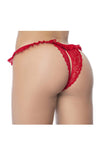 Mapale 119 en dentelle PEEK-A-BOO COULEUR ROUGE