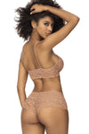 Mapale 206 Panty y Top Lace Set Color Taupe