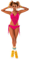 MAPALE 2620 Dos piezas Set Color Neon Pink