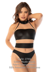 MAPALE 2744 Kiki Bodysuit Color Nude-Black