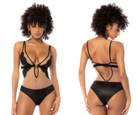 MAPALE 2746 FLEUR BODYSUIT रंग नग्न-काला