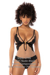 Mapale 2746 Fleur Body Couleur nue-noir