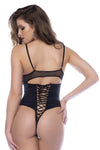 MAPALE 2771 Bodysuit Color húmedo Look Negro