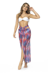 Mapale 47011 Multiway Cover Up Color Sunset Print