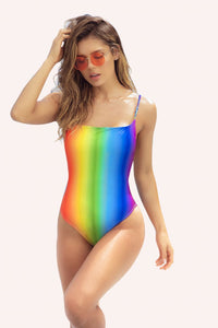 Mapale 6622 One Piece Swimsuit Color Rainbow Prints