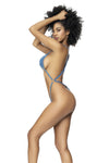 Mapale 67077 monokini couleur chambray bleu