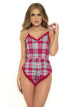 MAPALE 7470 Sleep Rompper Color Red Plaid