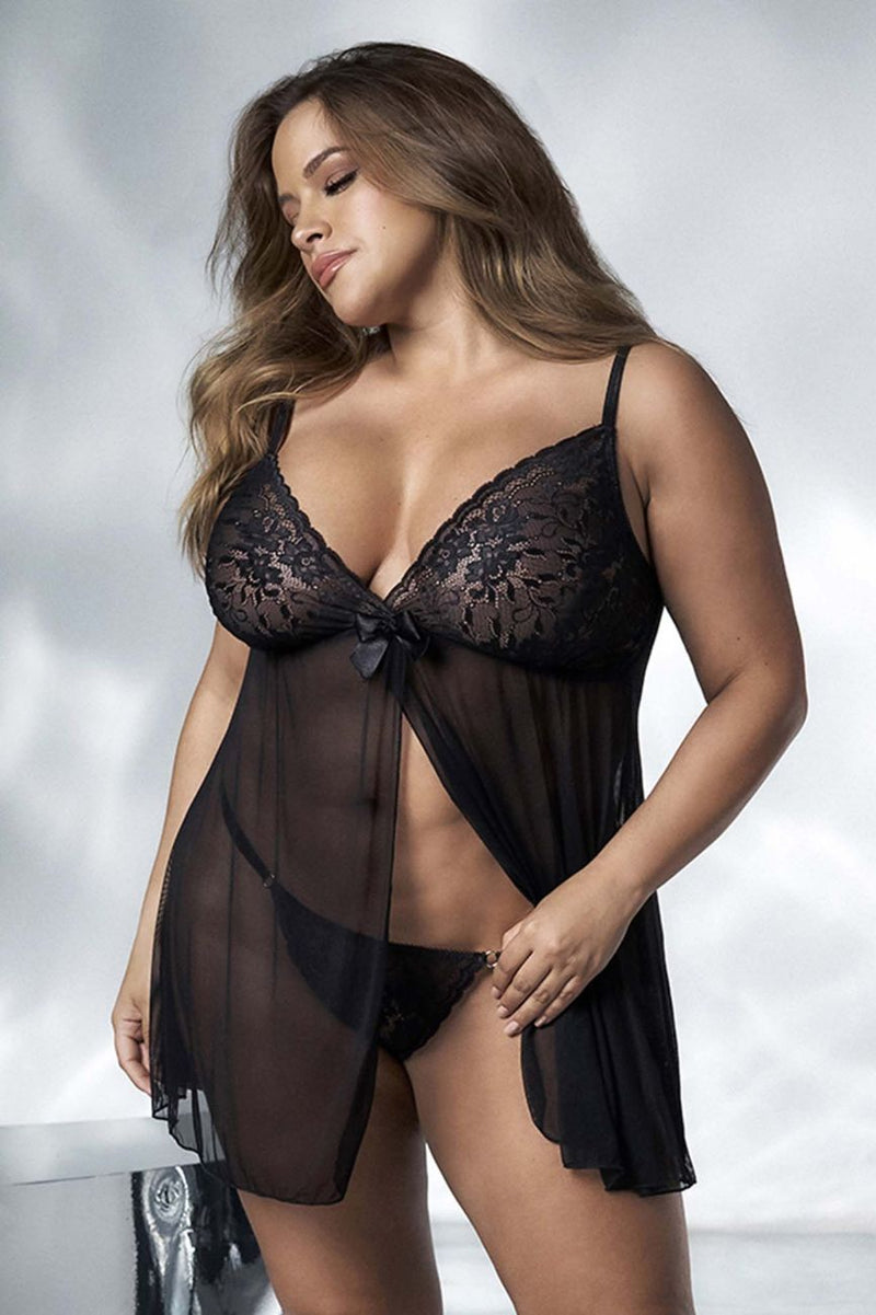 MAPALE 7501X Color de babydoll negro