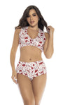 MAPALE 7531 Top de pijama de dos piezas Top and Shorts Color Holiday Impress