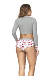 MAPALE 7532 Top de pijama de dos piezas Top and Shorts Color Holiday Impress